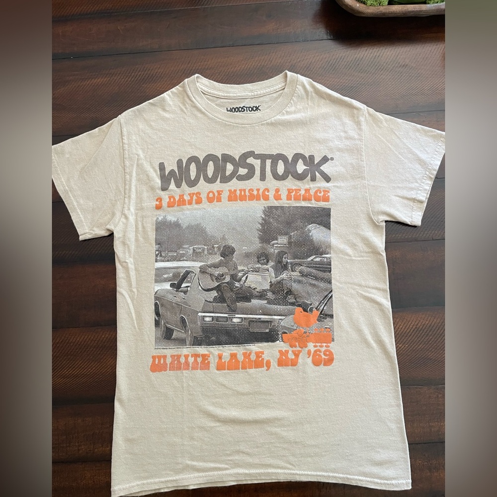 Woodstock Cream Graphic Tee